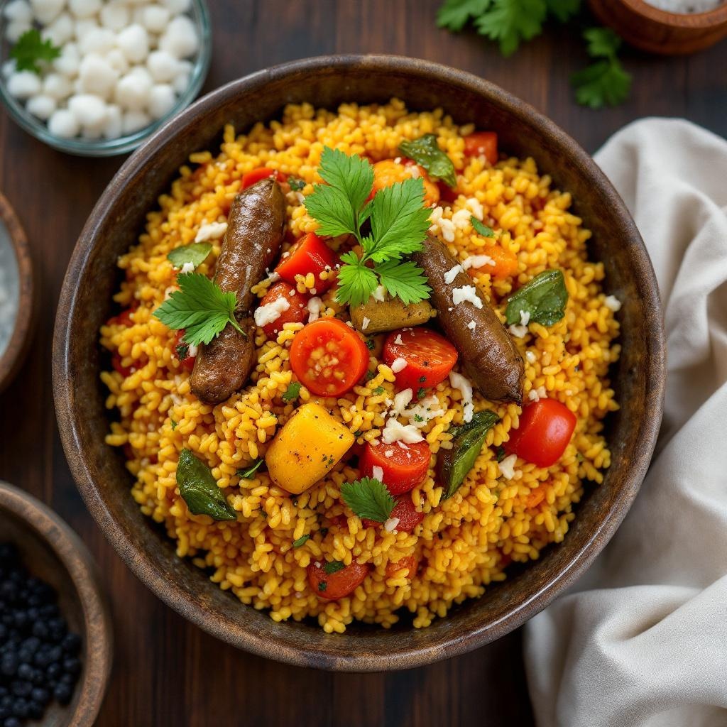 Moroccan Couscous (7 Vegetables)