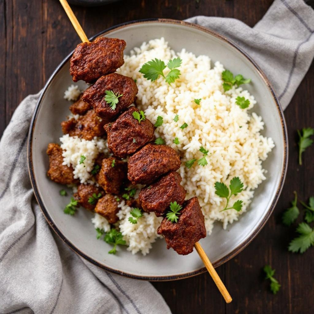 Suya (Spiced Beef Skewers)