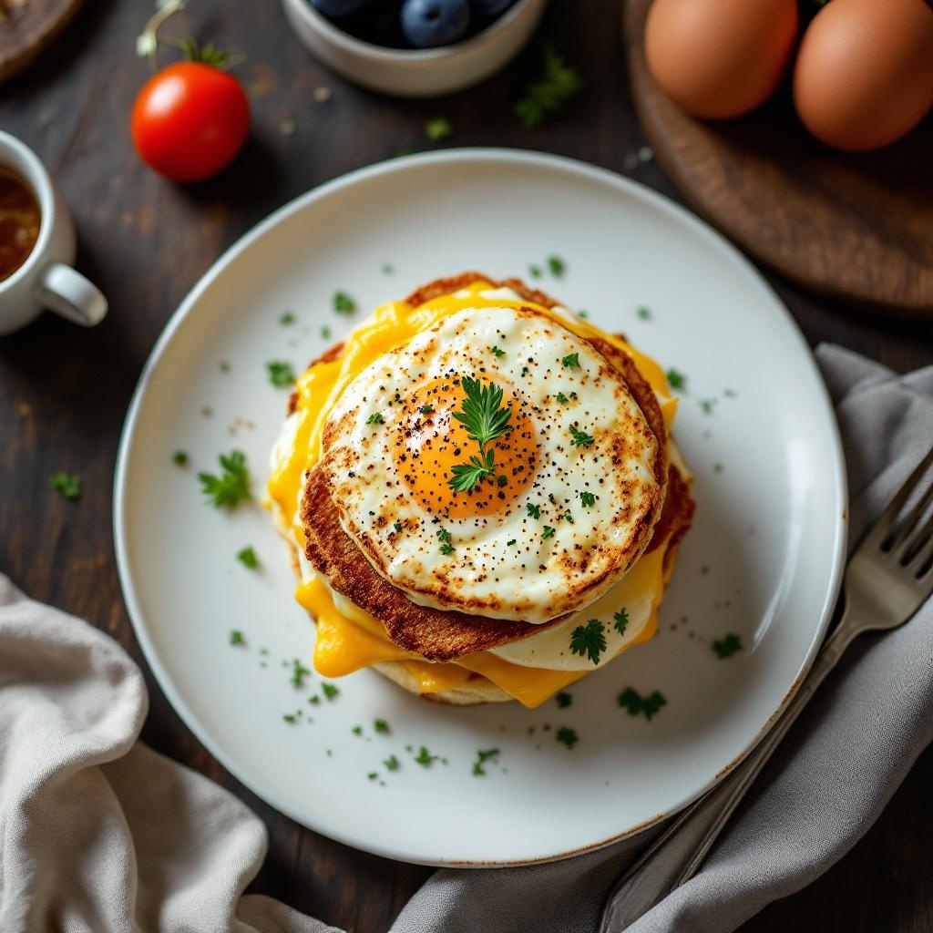 Breakfast Sandwich (Egg & Cheese)