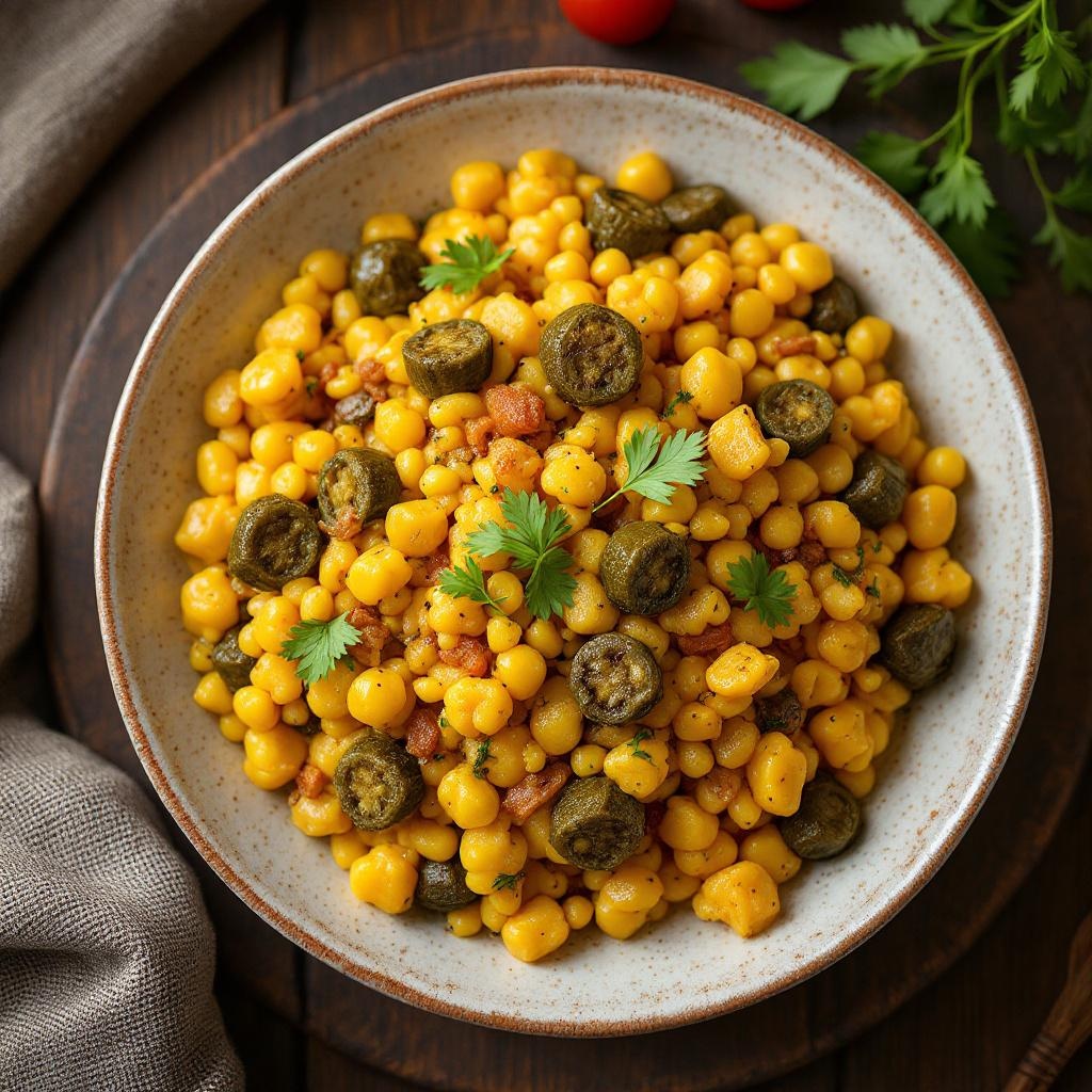 Cou-Cou (Cornmeal & Okra)