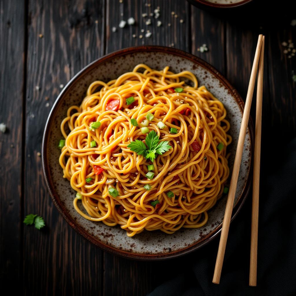 Chow Mein stir-fried noodles with vegetables