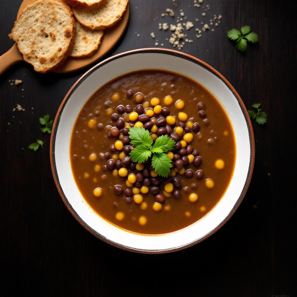 Sopa de Frijoles Negros