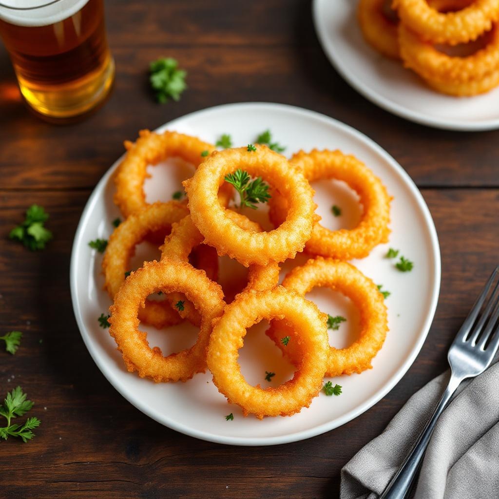 Beer-Battered Onion Rings