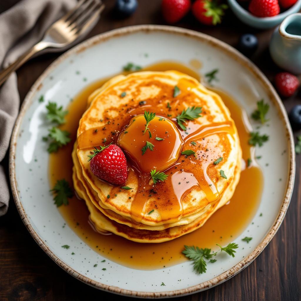 Pancakes with Maple Syrup