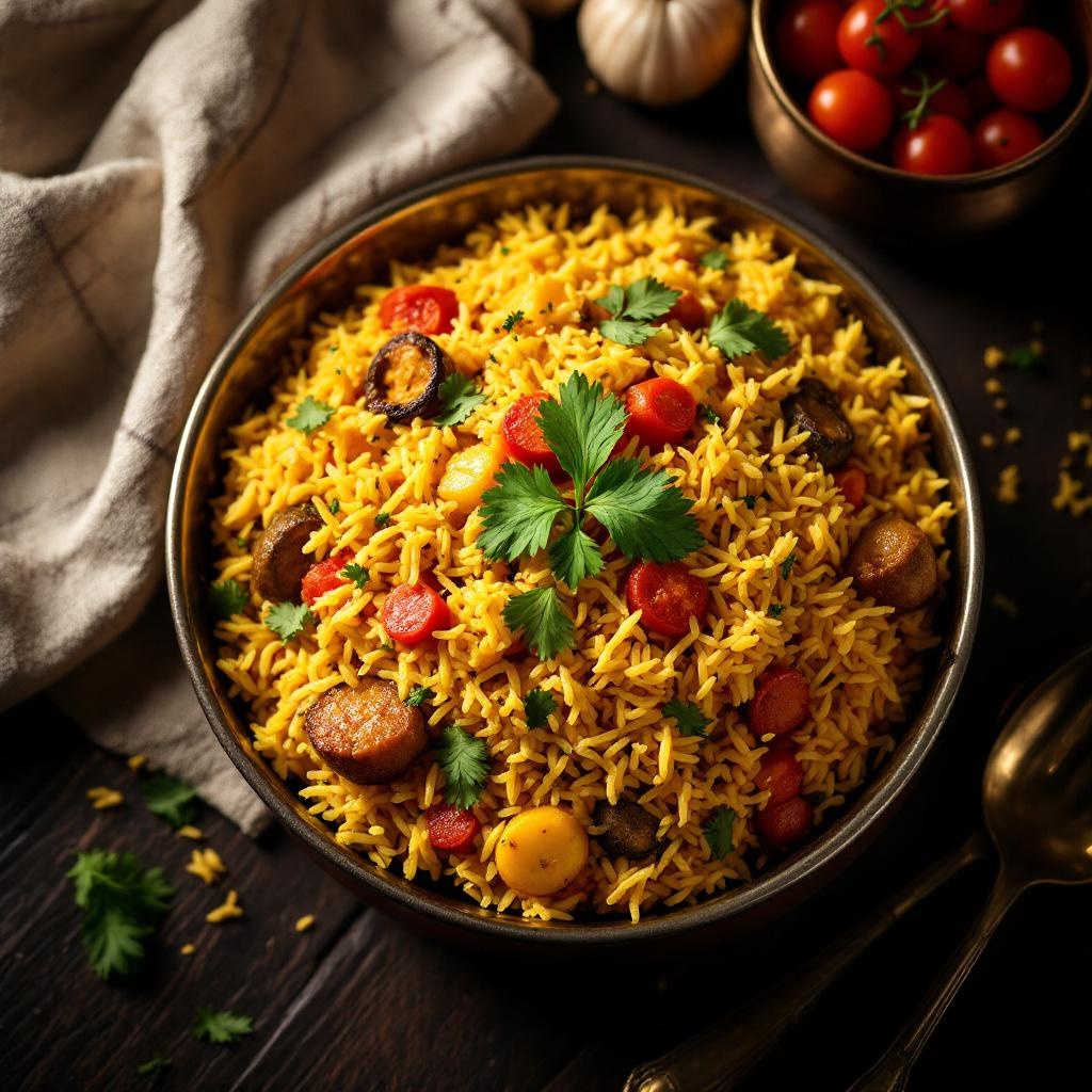Turmeric Rice with Vegetables