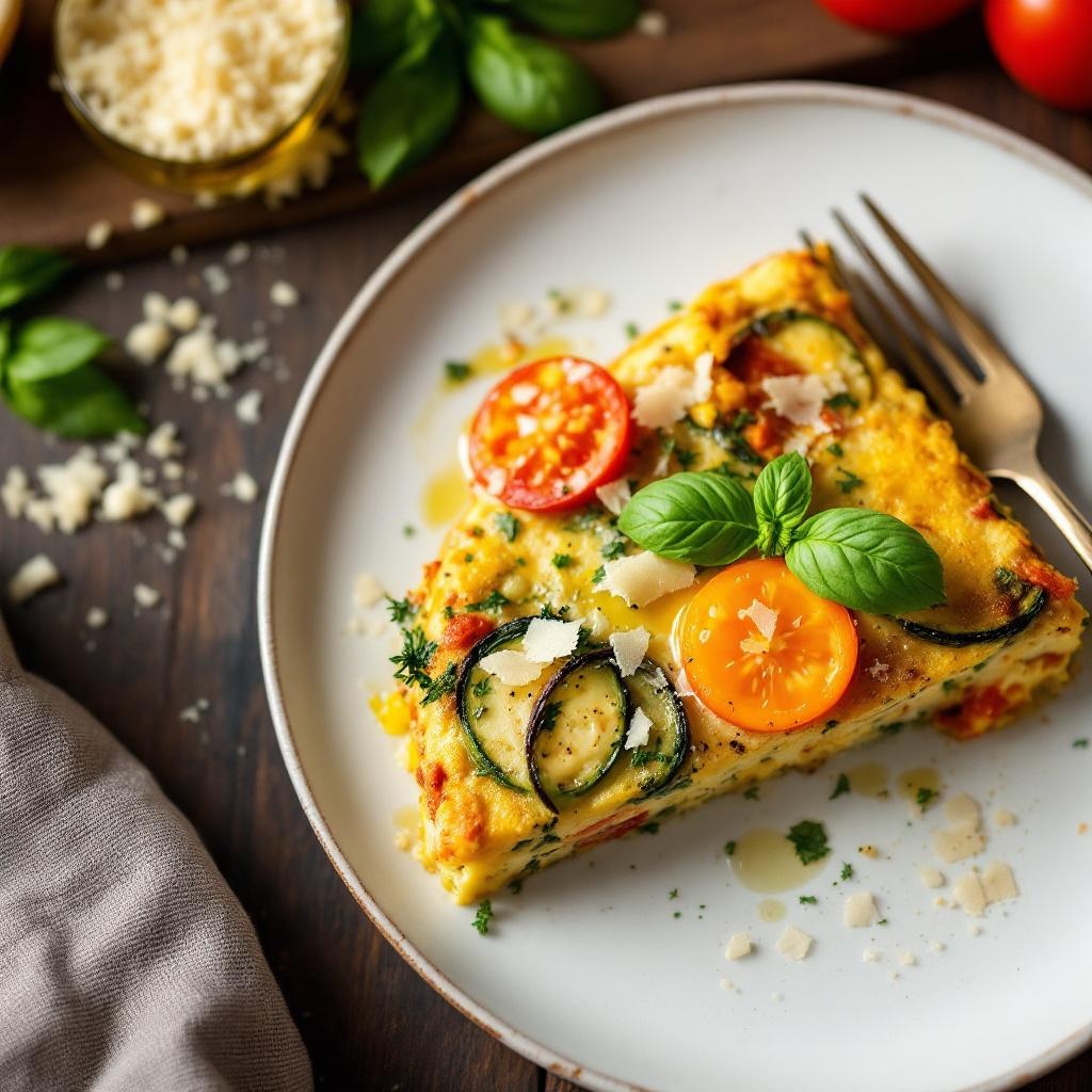 Egg White Vegetable Frittata