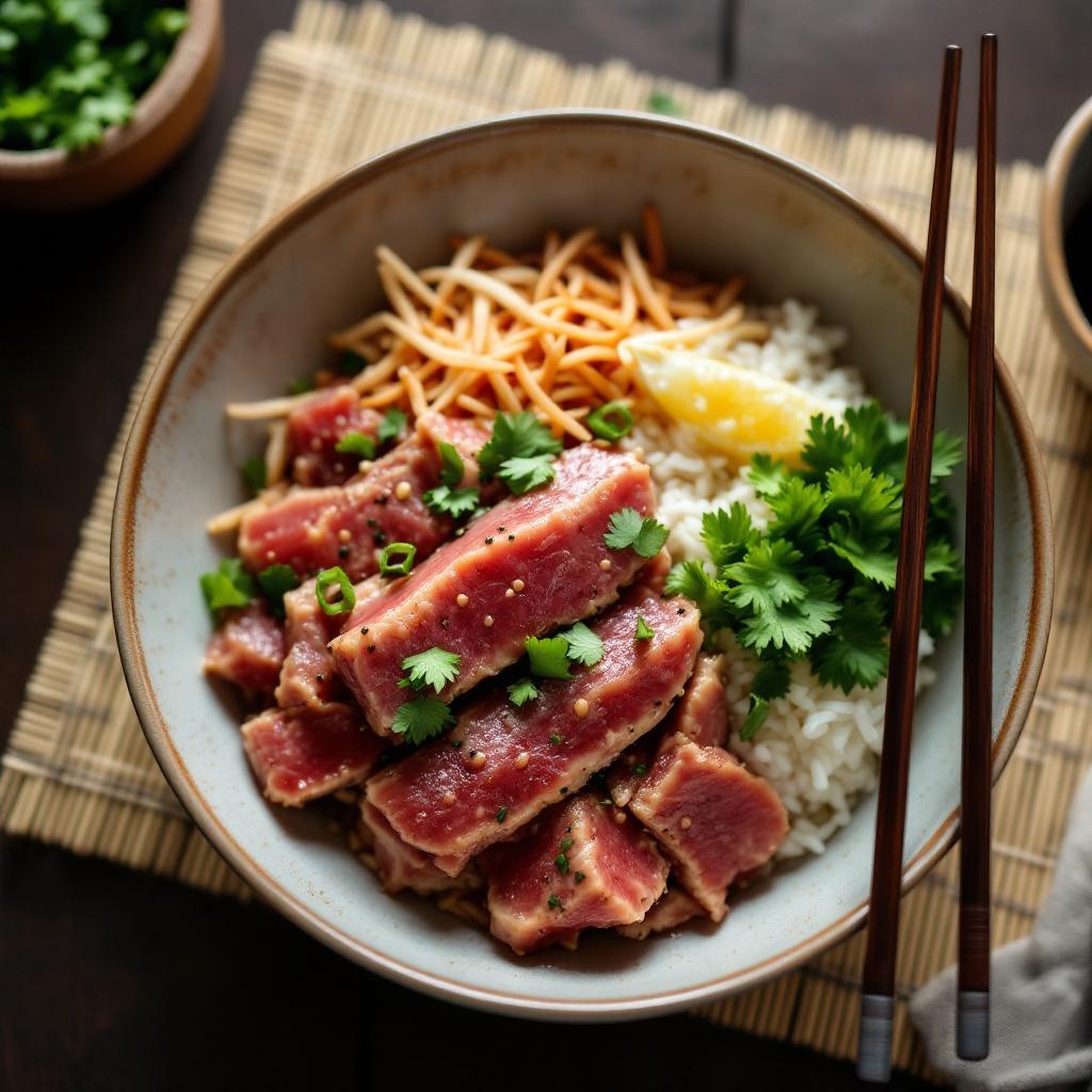 High-Protein Tuna Poke Bowl