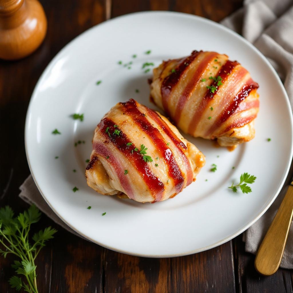 Bacon-Wrapped Chicken Thighs