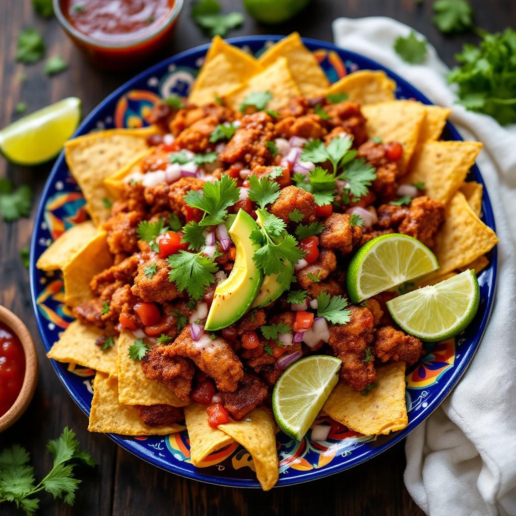 Pork Rind Nachos