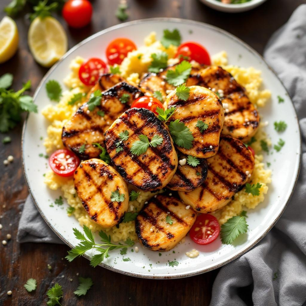 Grilled Halloumi Salad