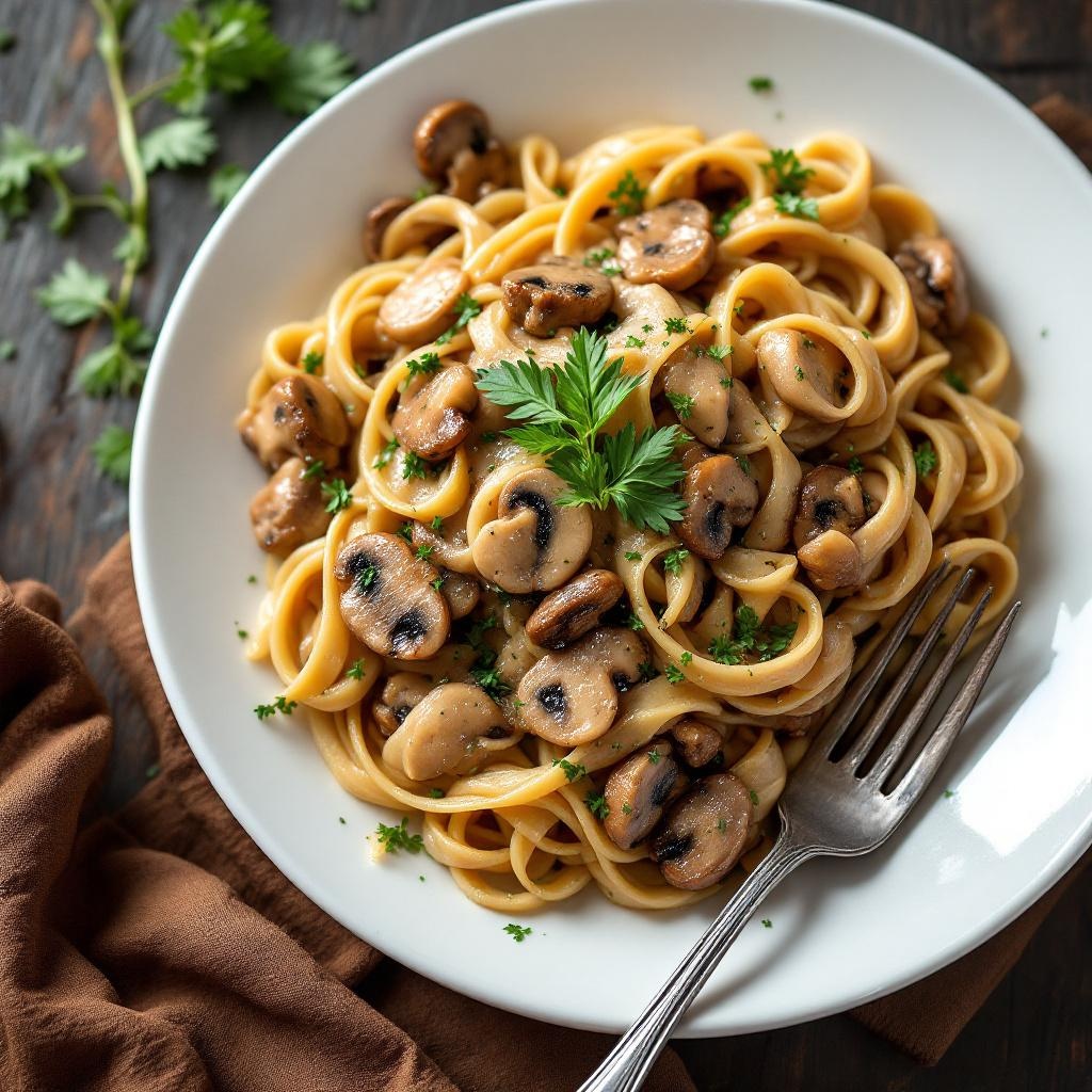 Mushroom Stroganoff