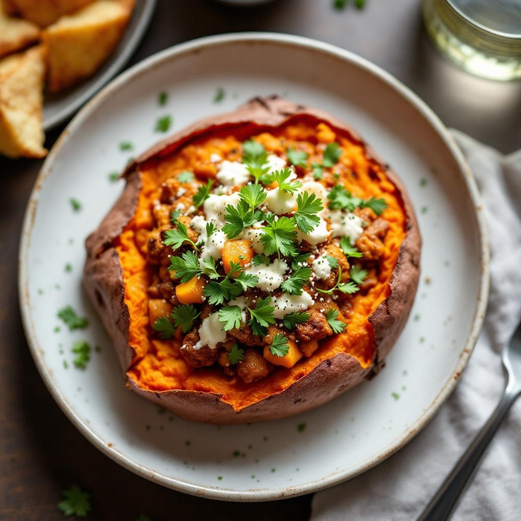 Stuffed Sweet Potato Bowl
