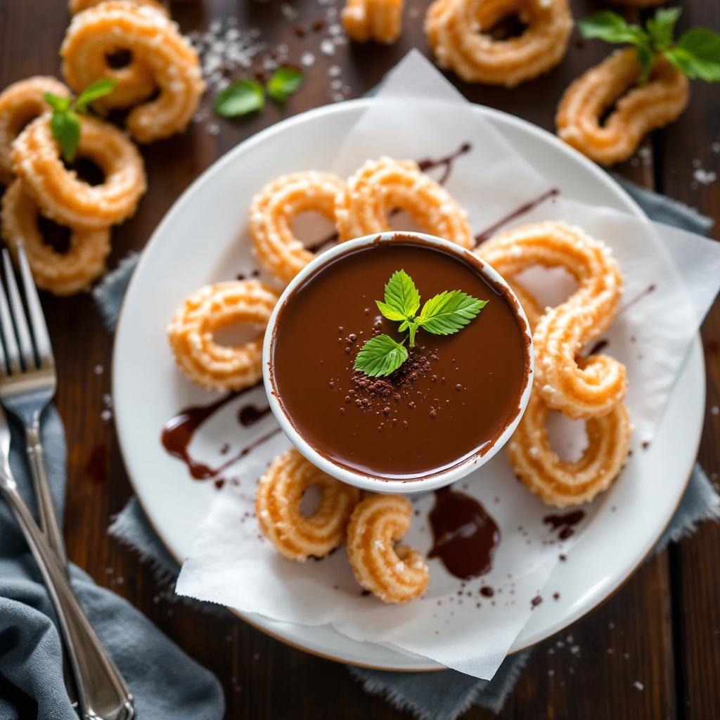 Churros con Chocolate