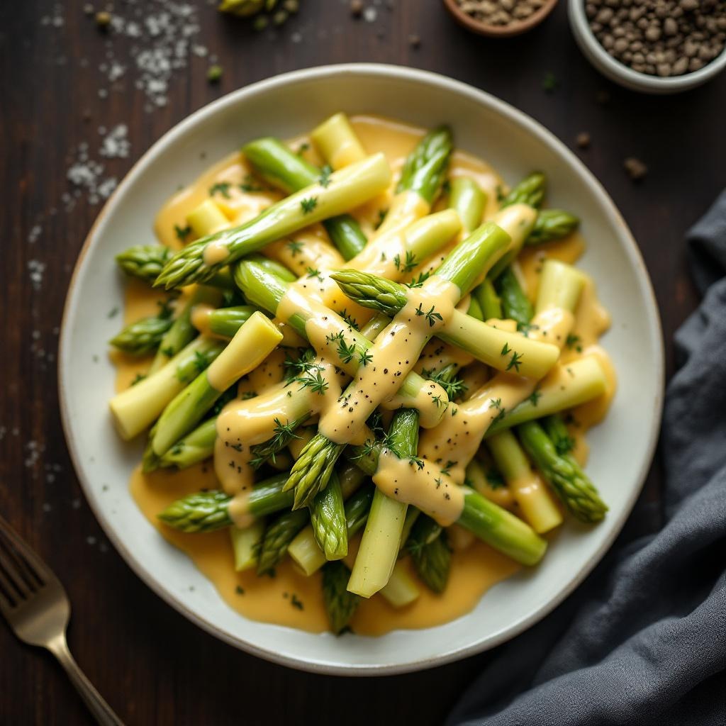 Spargel mit Hollandaise