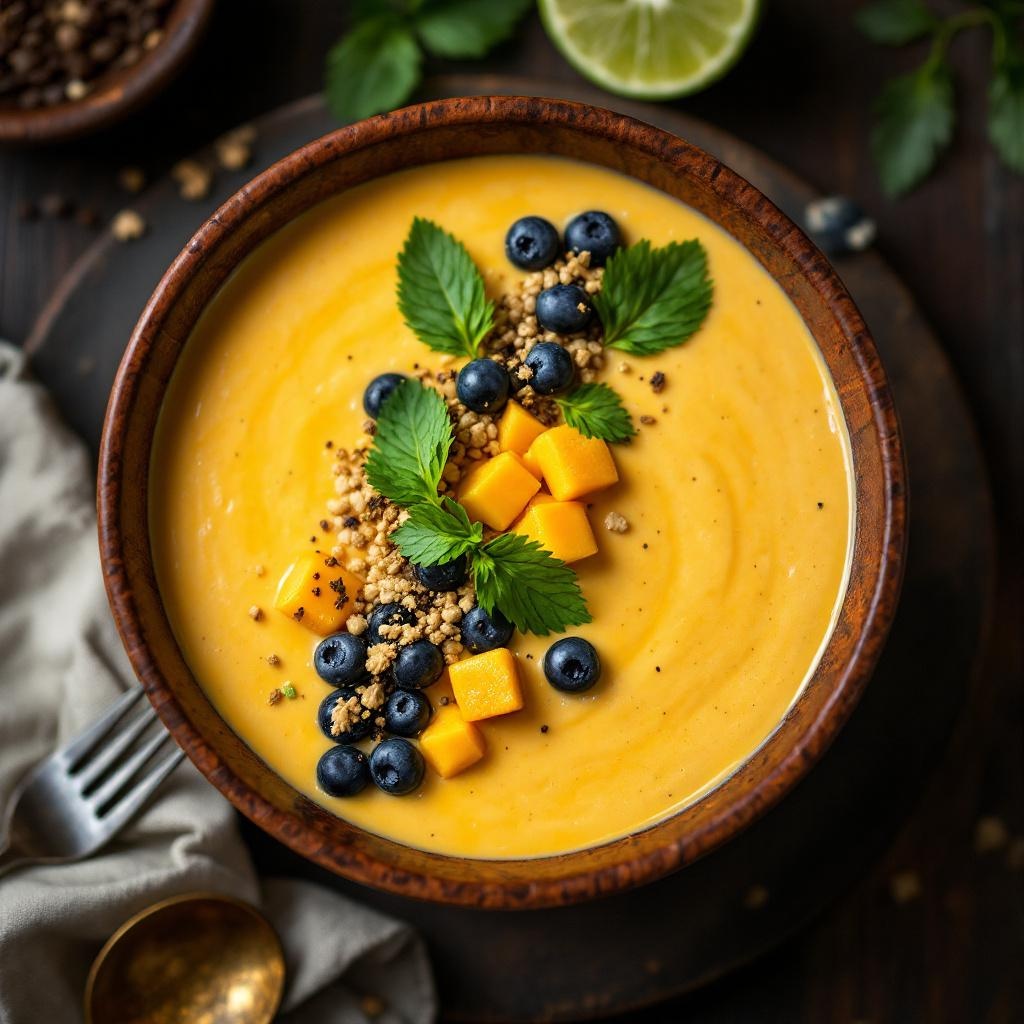 Mango Lassi Smoothie Bowl