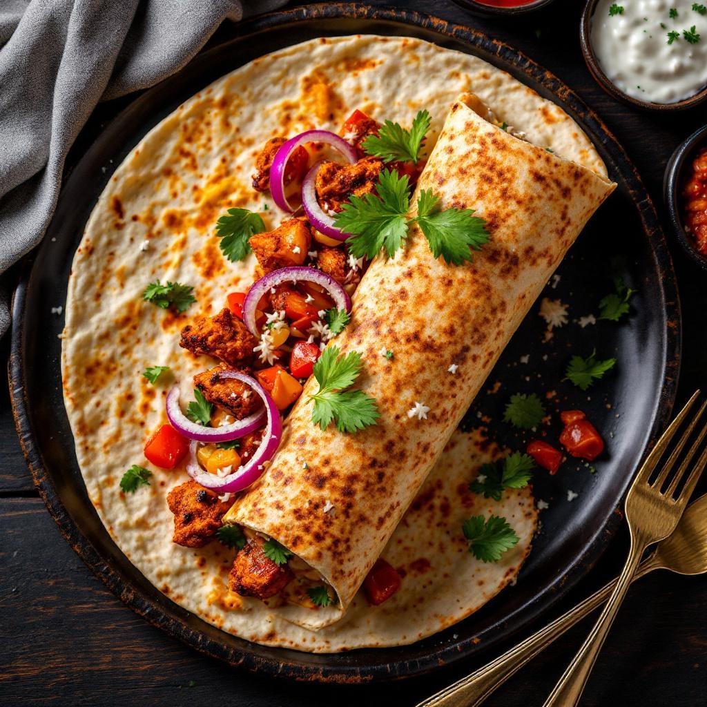 Tandoori Chicken Wrap