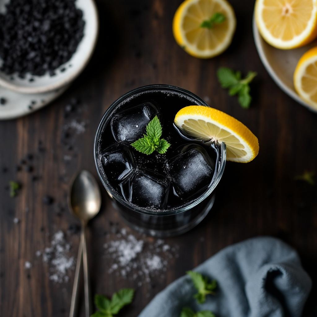Activated Charcoal Lemonade
