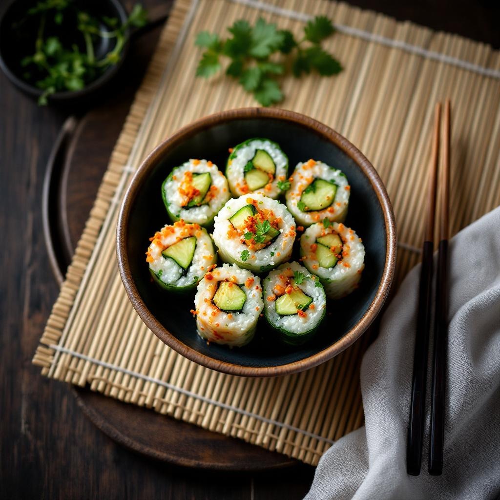 Cucumber Sushi Rolls