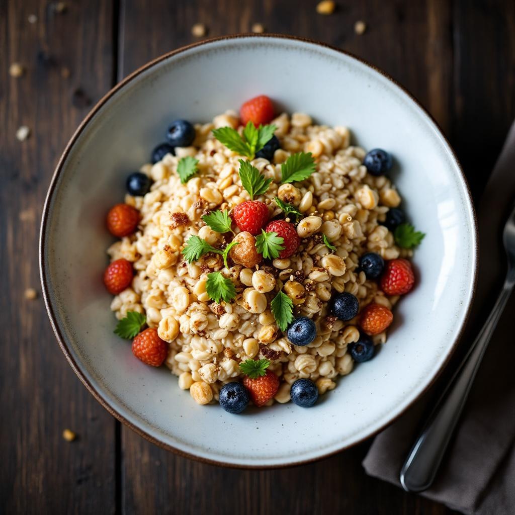 Overnight Oats Protein Bowl