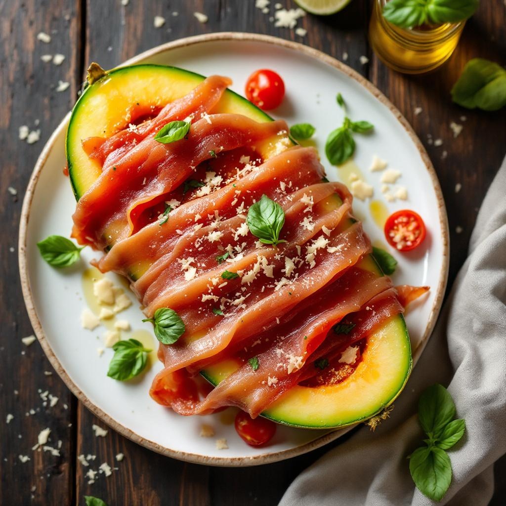 Prosciutto-Wrapped Melon
