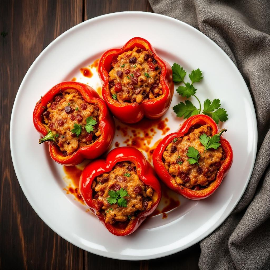 Turkey Stuffed Peppers