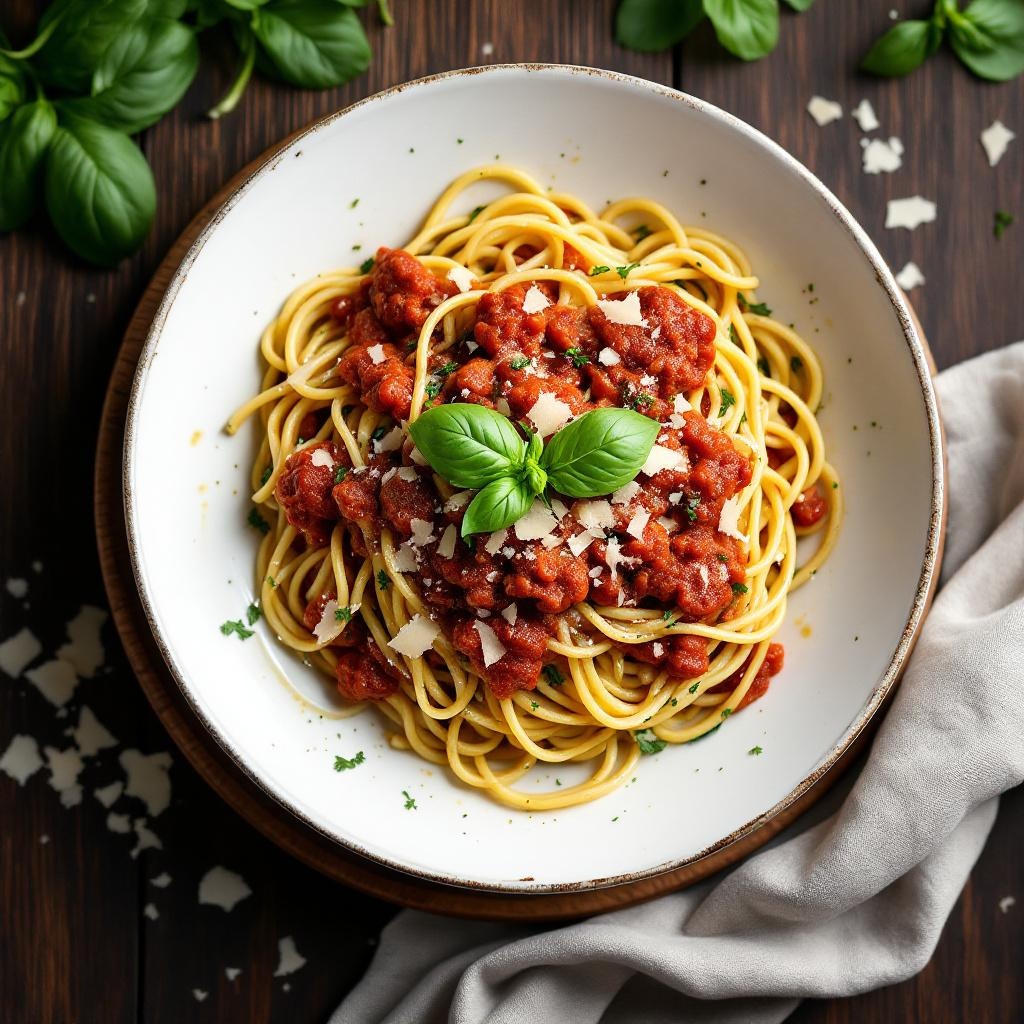 Zucchini Pasta Bolognese