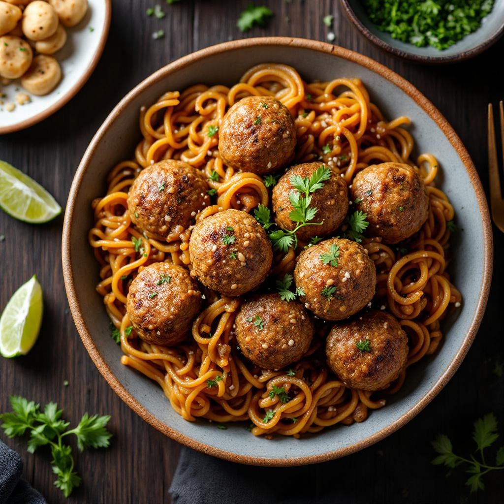 Mushroom Lentil Meatballs
