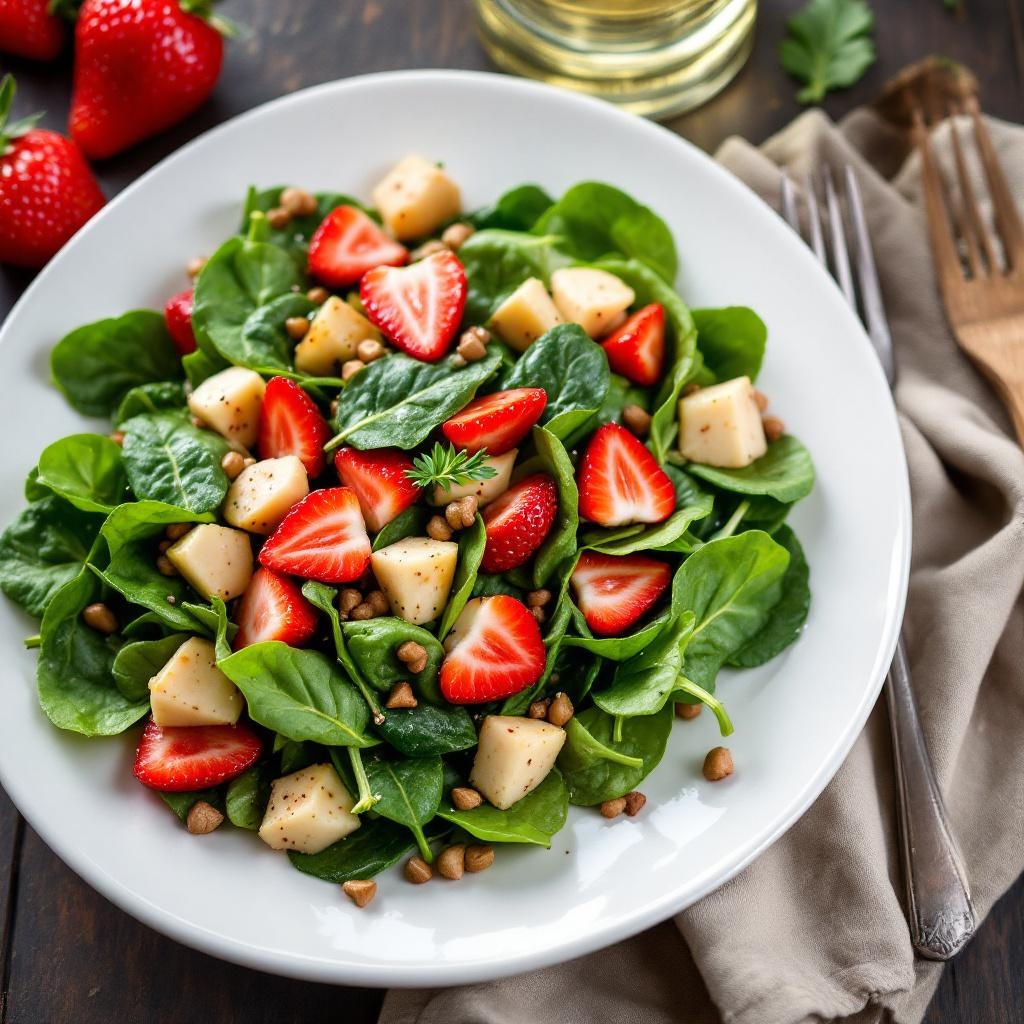 Spinach Strawberry Salad