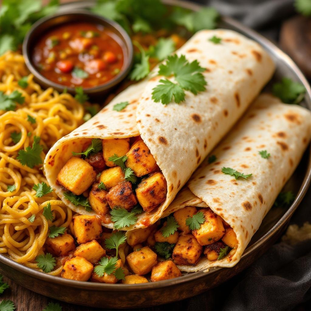 Paneer Tikka Wrap