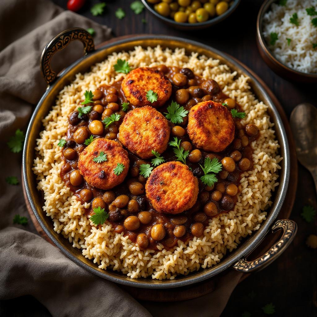 Tikki with Chole