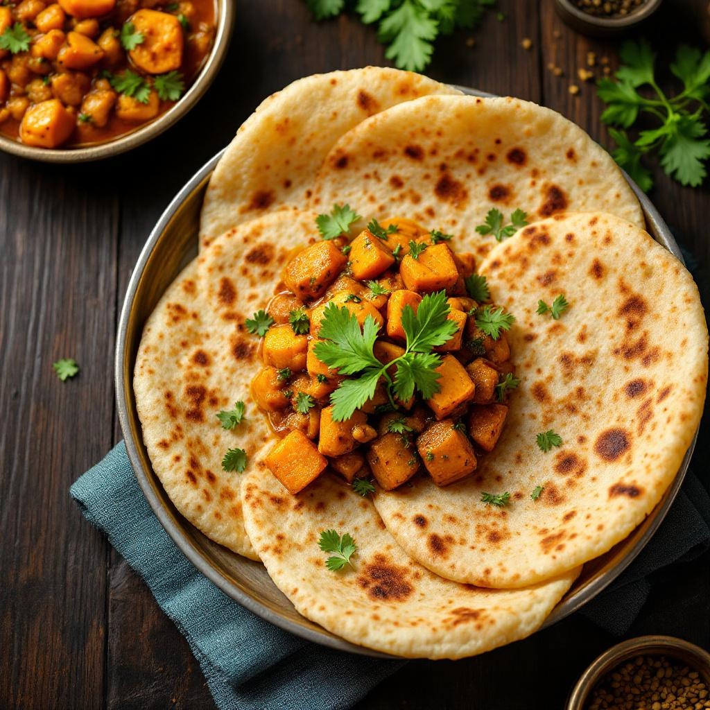 Bedmi Puri with Aloo Sabzi
