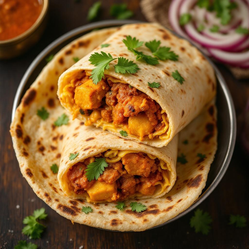 Roomali Roti Wrap