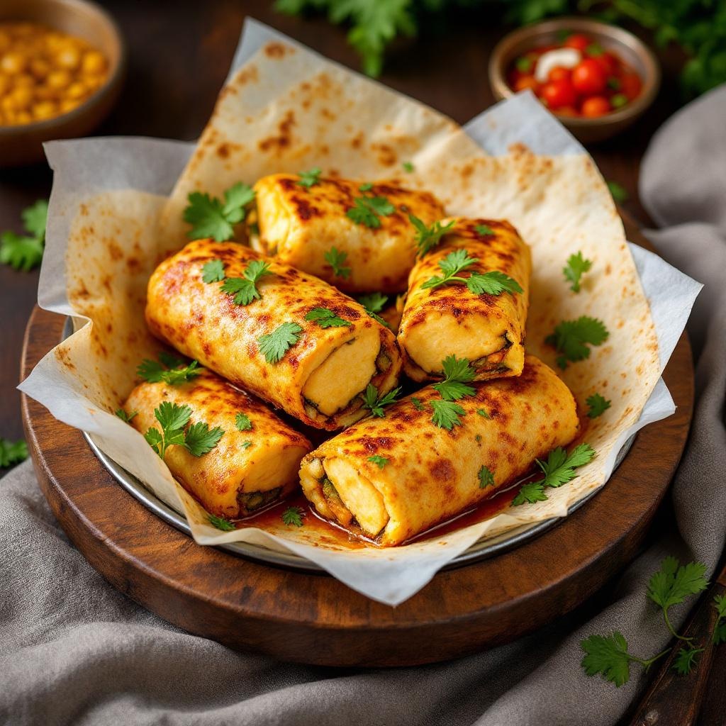 Paneer Tikka Roll