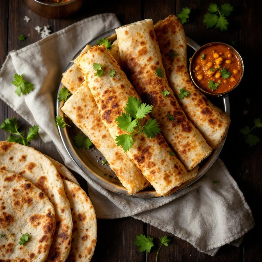Rumali Roti Roll