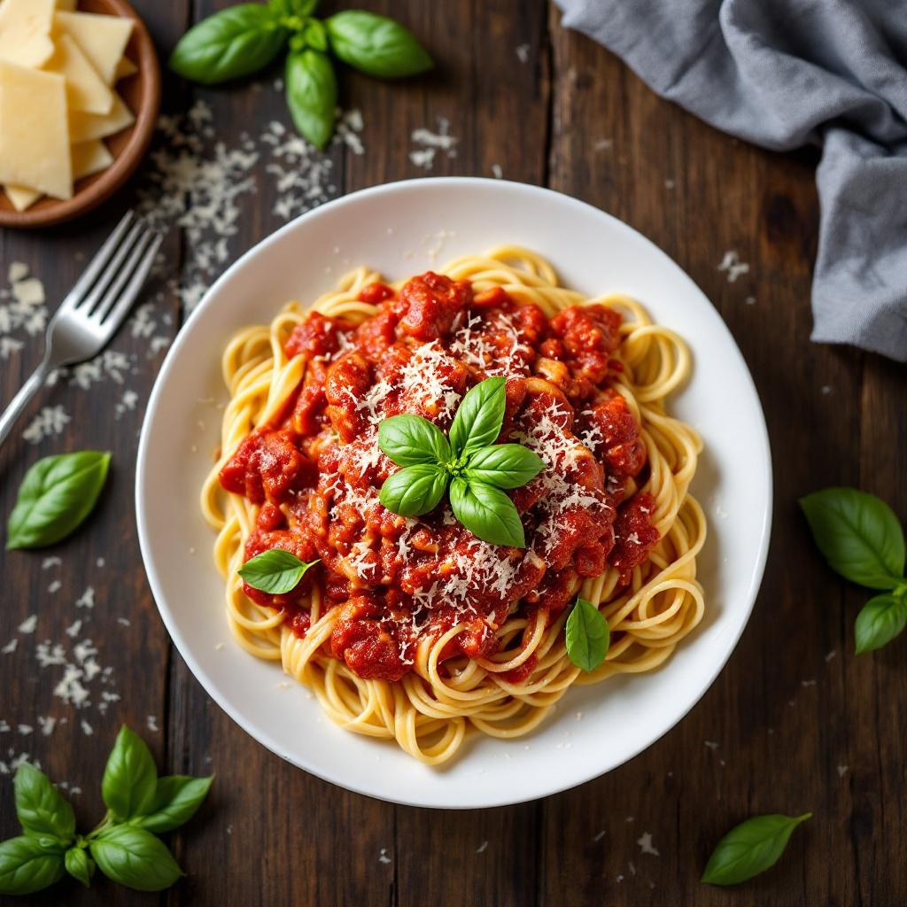 Protein Pasta Marinara — Italian comfort food with added chicken protein, 340 calories