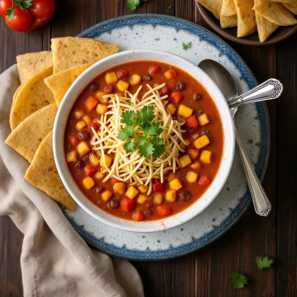 Sopa Azteca (Tortilla Soup)