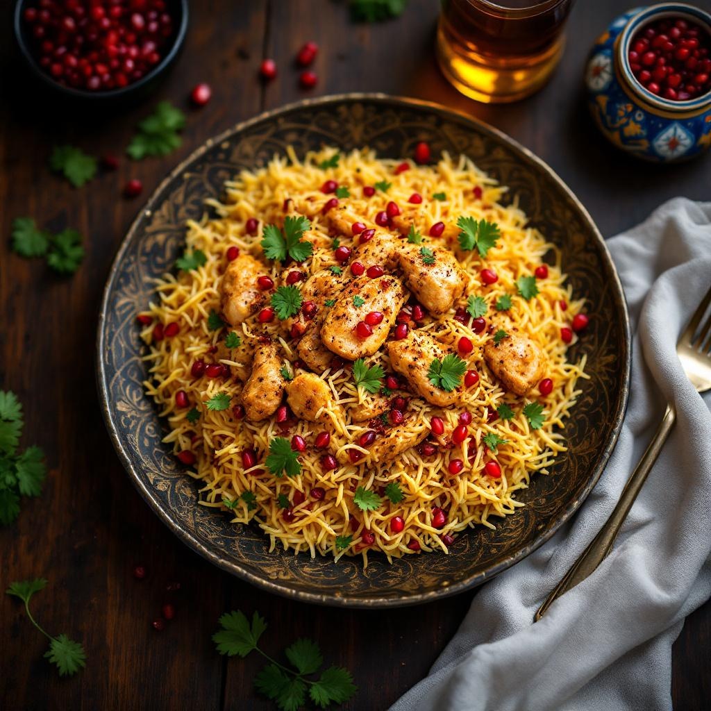 Arabic Chicken Biryani (Kabsa)