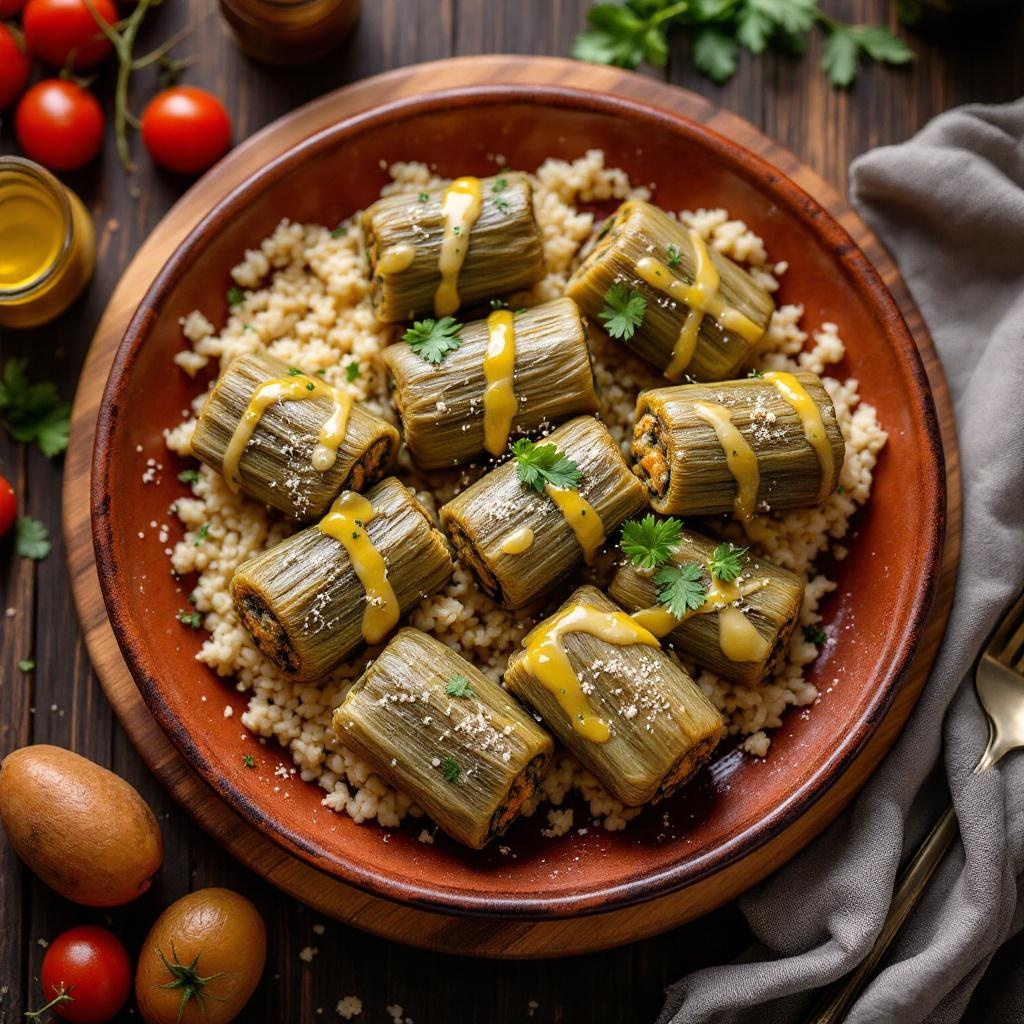 Dolmades (Rice Stuffed)