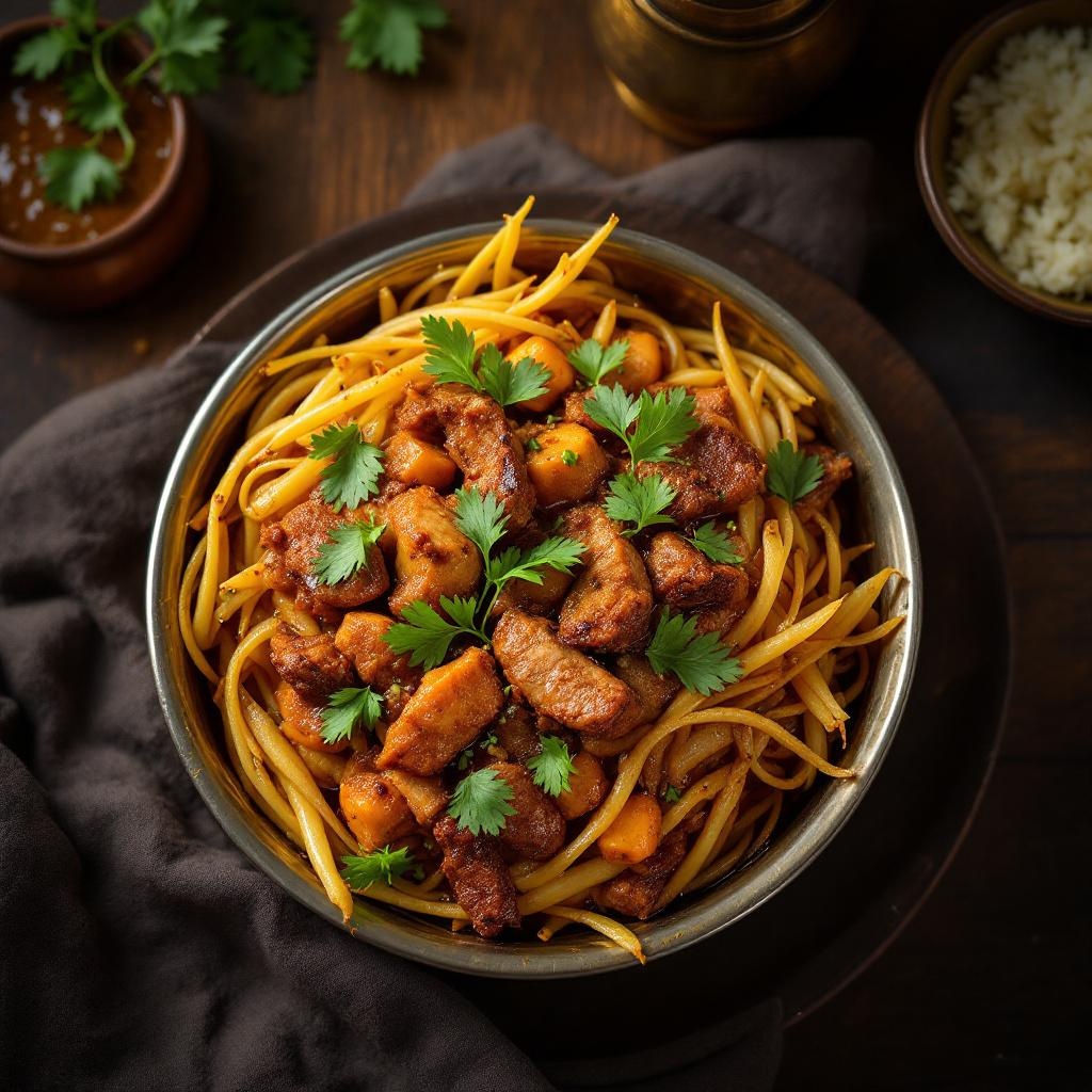 Smoked Pork with Bamboo Shoot