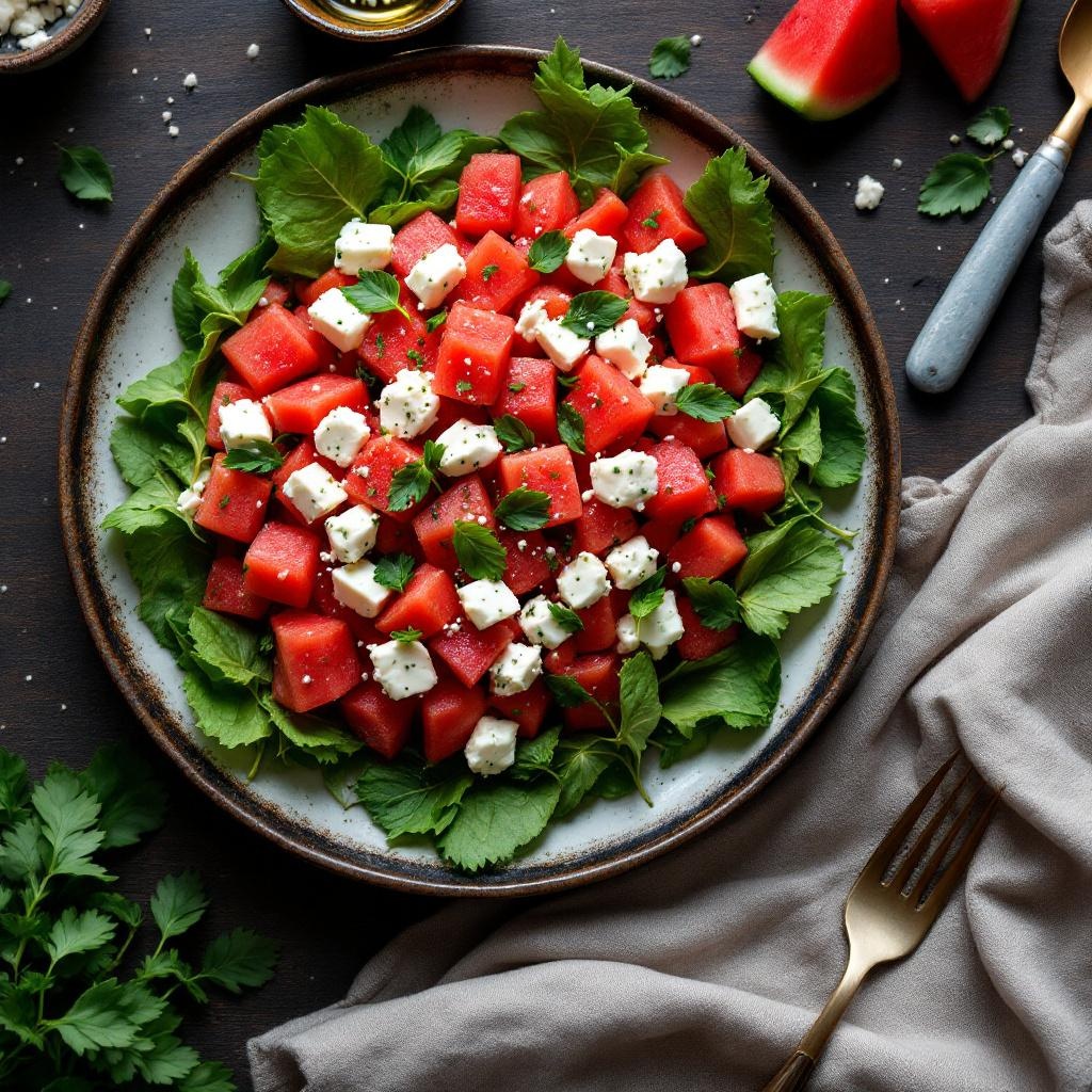 Watermelon & Feta Salad
