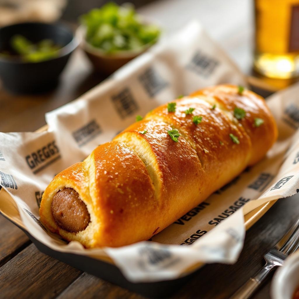 Greggs Vegan Sausage Roll