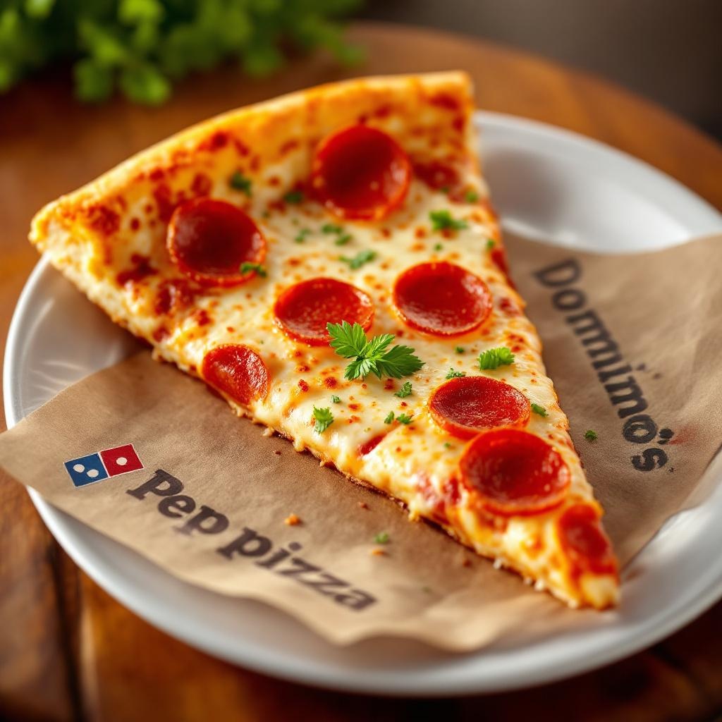 Domino's Pepperoni Pizza Slice