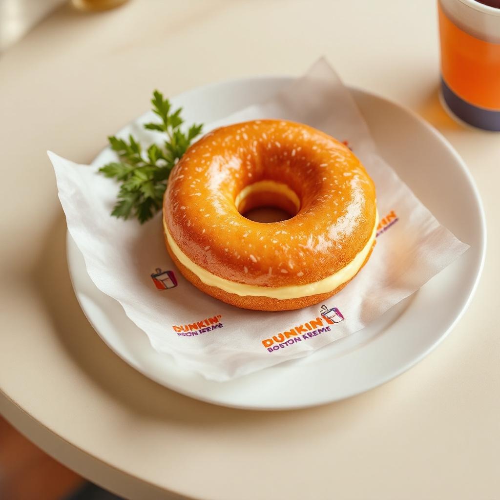 Dunkin' Boston Kreme Donut