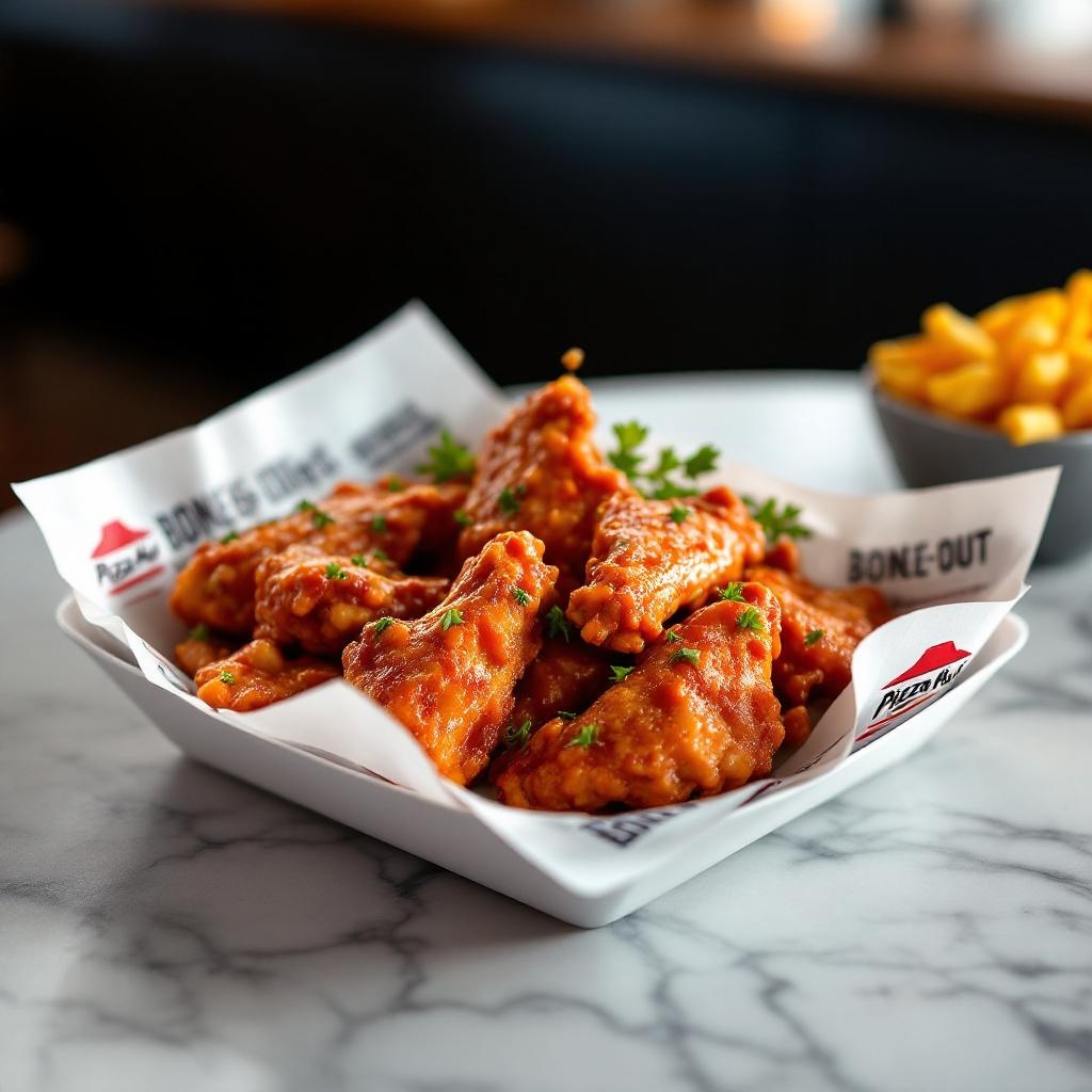 Pizza Hut Bone-Out Wings 6pc