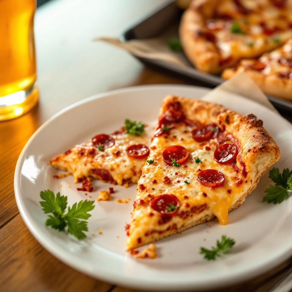 Pizza Hut Cheese Pizza Slice