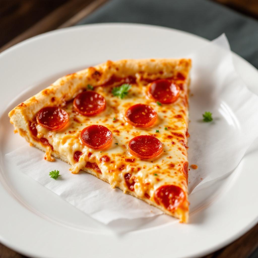 Pizza Hut Pepperoni Pizza Slice