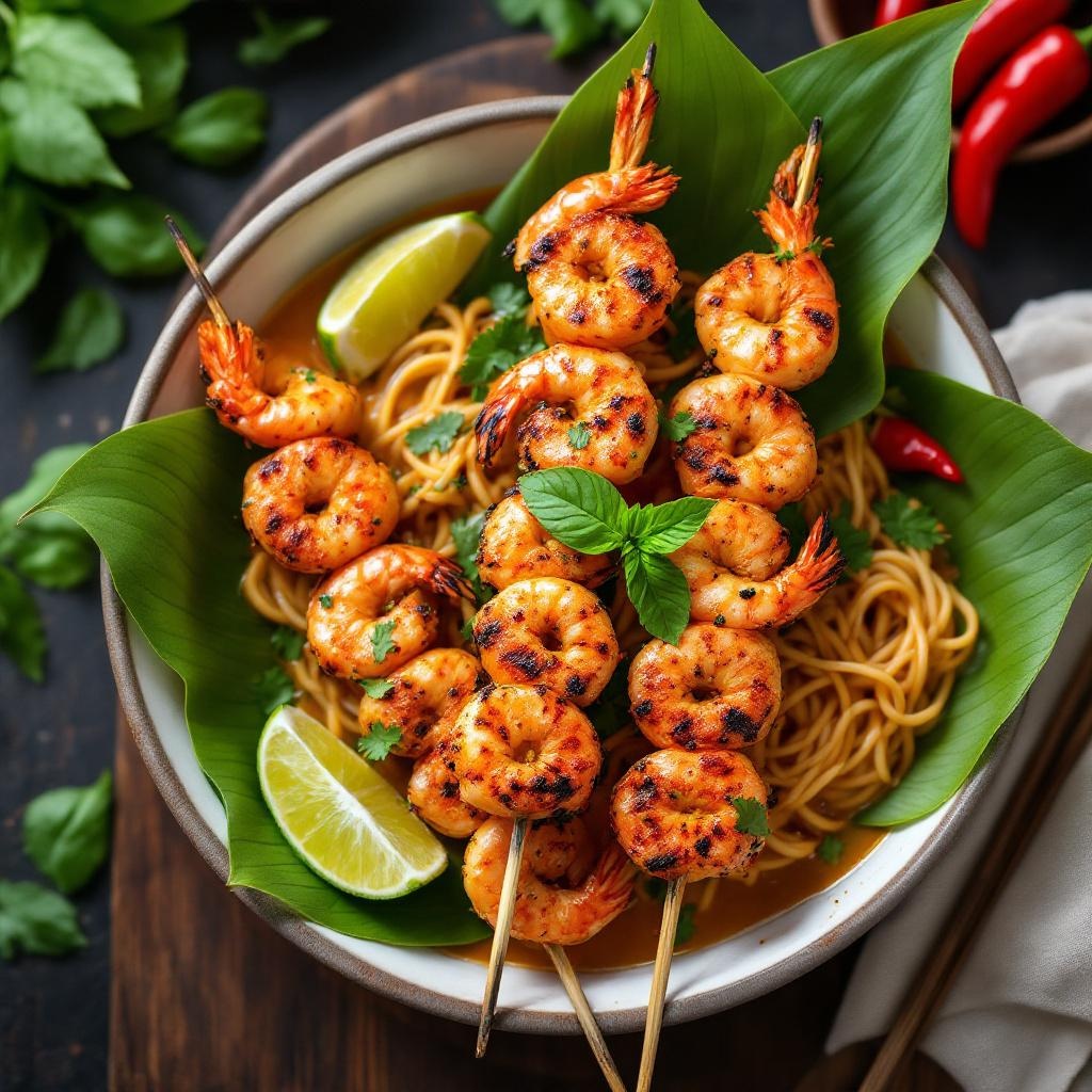 Grilled Seafood Skewers