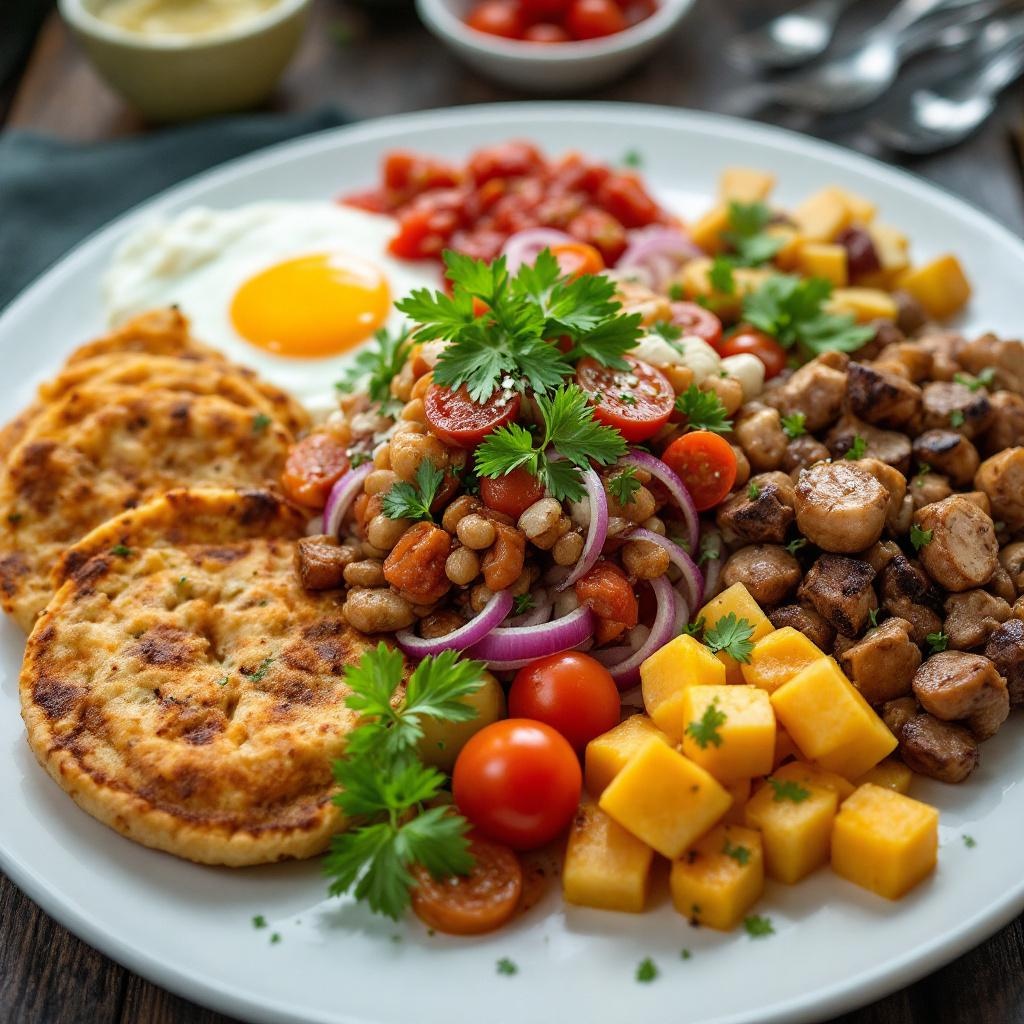 Lebanese Breakfast Spread